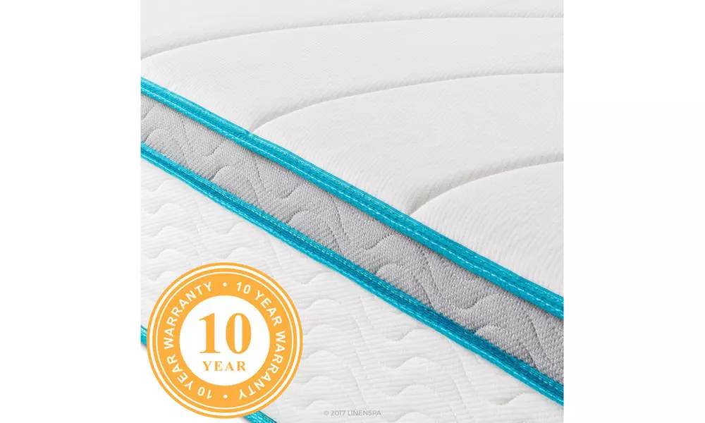 Linenspa 12 Inch Gel Memory Foam Hybrid Mattress - Second Medium