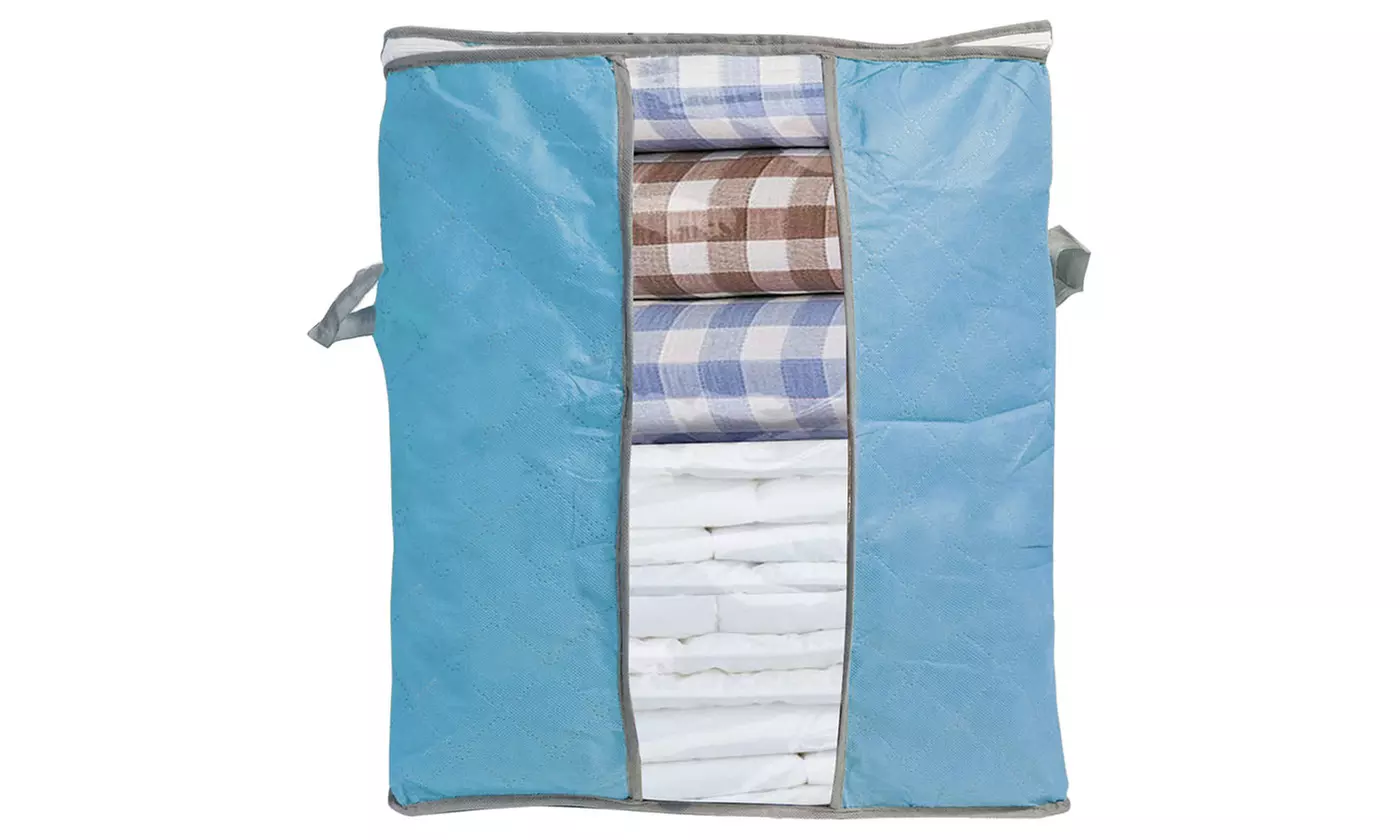 Foldable Storage Bag Clothes Blanket Quilt Closet Sweater Organizer Boxes Bags