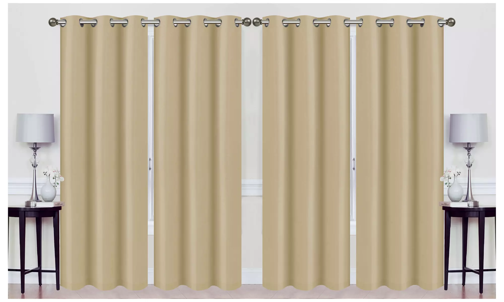 Foam-Backed Blackout Grommet Panels (Multiple Sizes & Colors Available)
