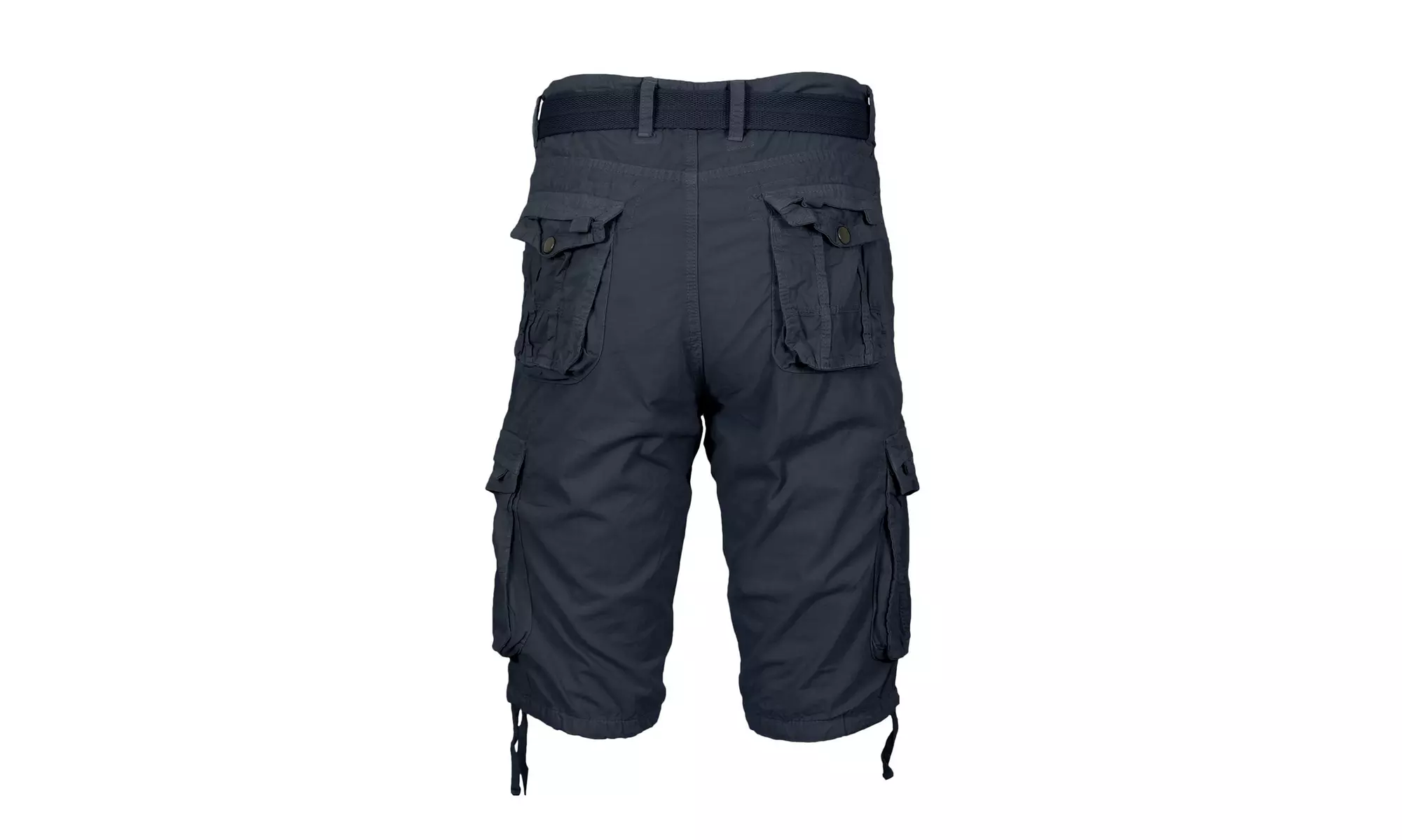 Men's Distressed Cotton Cargo Belted Shorts (Sizes, 30-42)