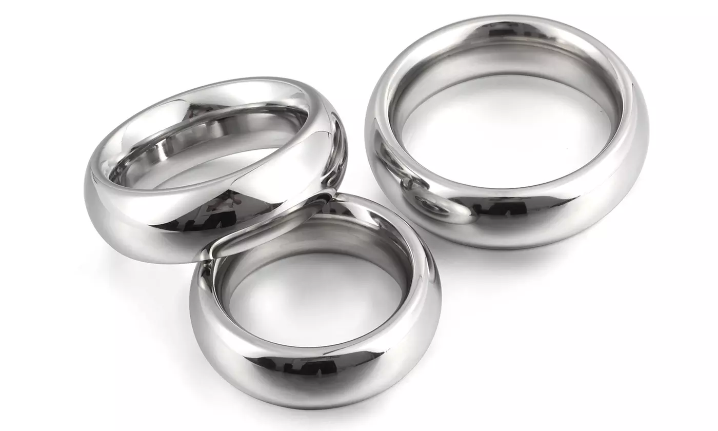 Thick Heavy Duty Stainless Steel C-Ring Penis Enhancer Band 40/45/50mm
