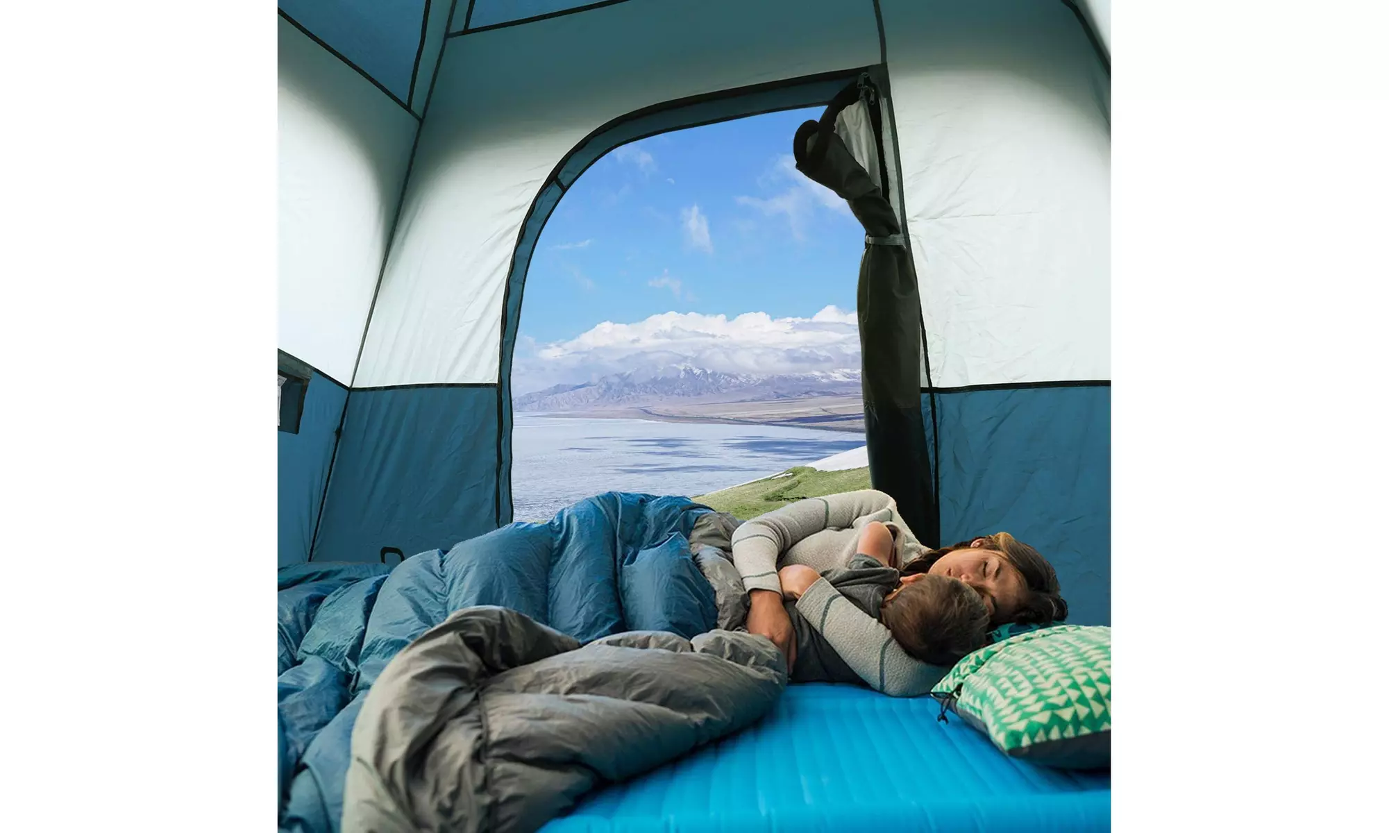 4 Person Instant Cabin Tent with Fly, Set Up in 60 Seconds - Second Medium