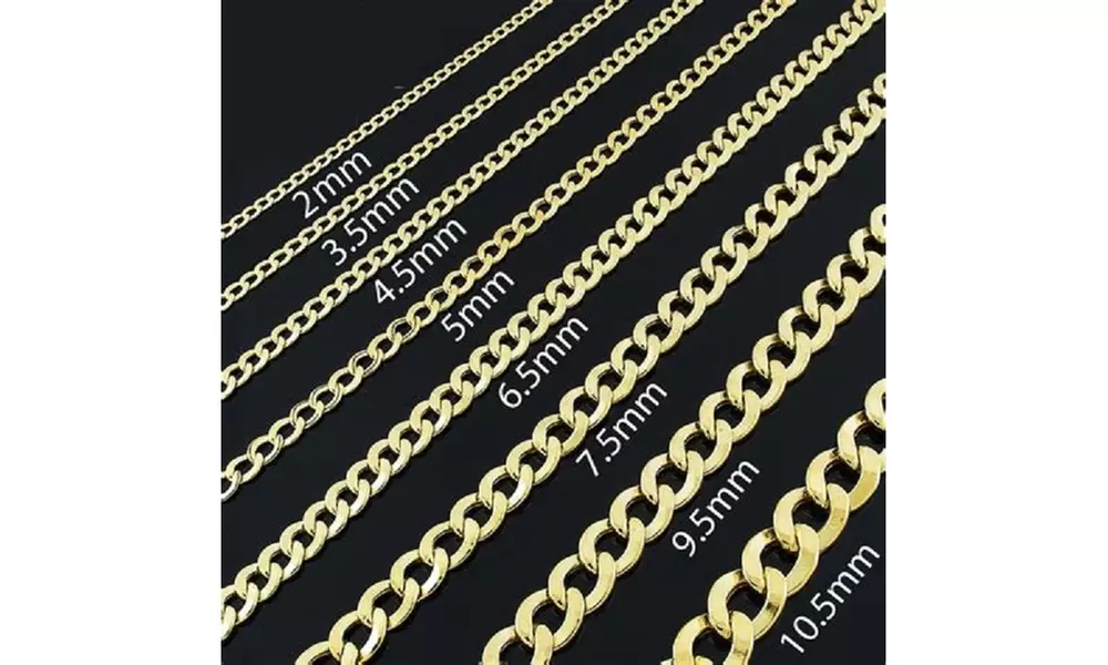 2.5MM Figaro Chain Necklace in 14K Gold by Moricci - Second Medium