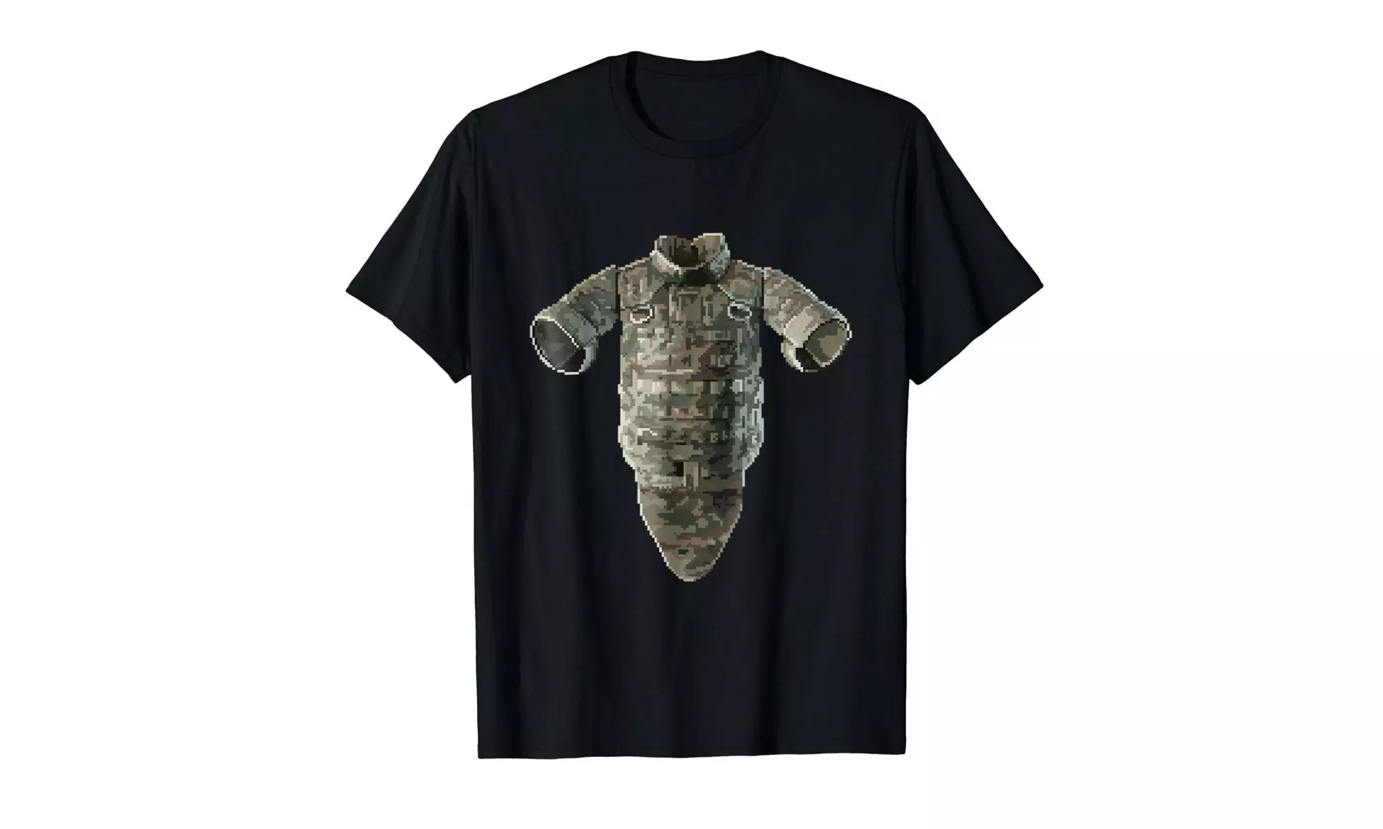 Mens Tarkov Gen4 IOTV Armor Pixel Tee - EFT Inspired Gaming Merch - Second Medium