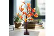 Dotted With Orange Yellow Maple Leaves and 24 Warm White LED Lights 1.6 Ft 1PC - Second Medium