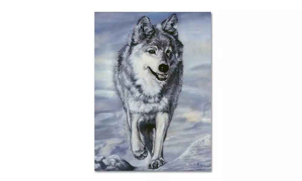 Jenny Newland 'Lord Of The Winterland' Canvas Art - Second Medium