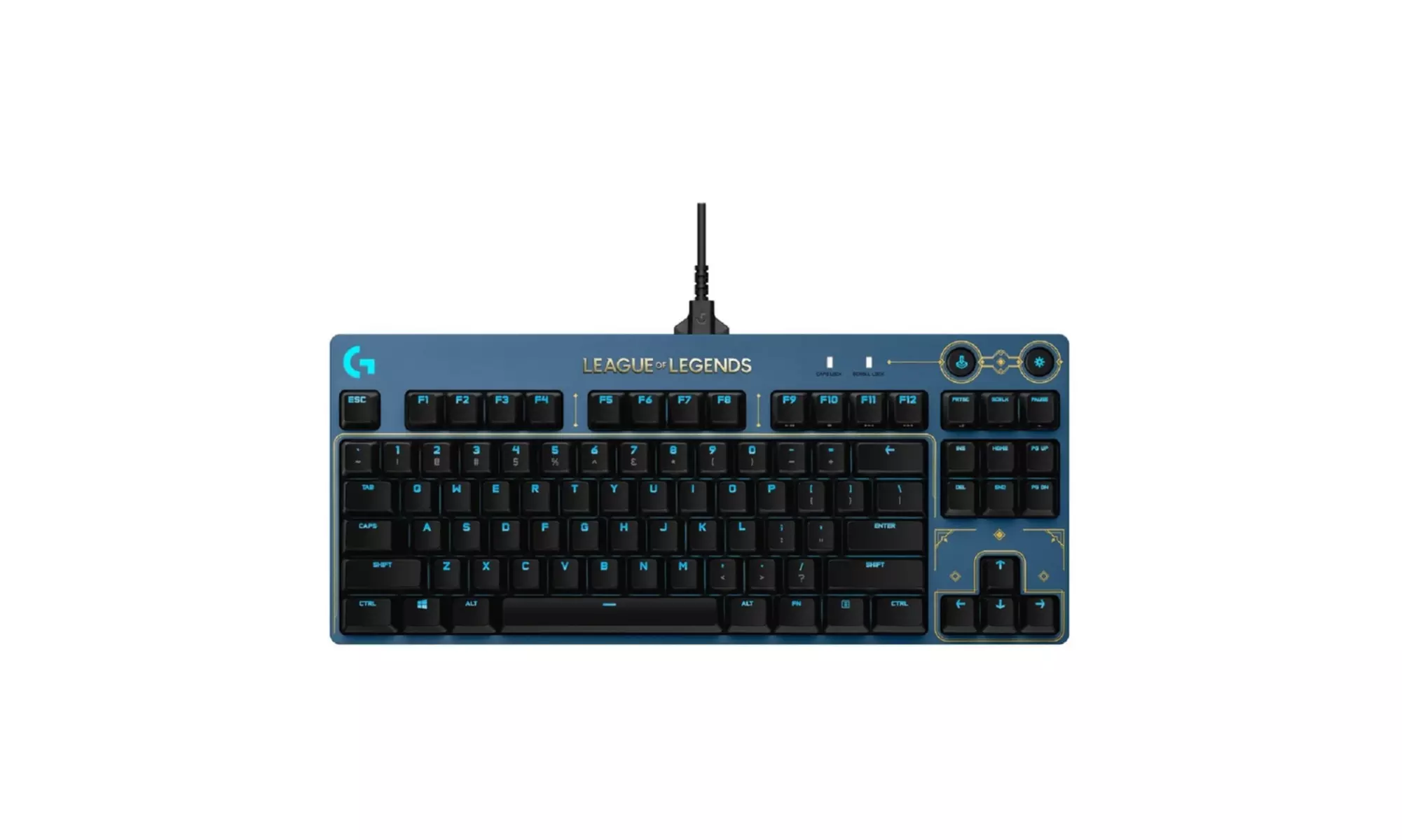 Logitech G PRO Gaming Keyboard (League of Legends Edition) with Webcam Bundle - Second Medium