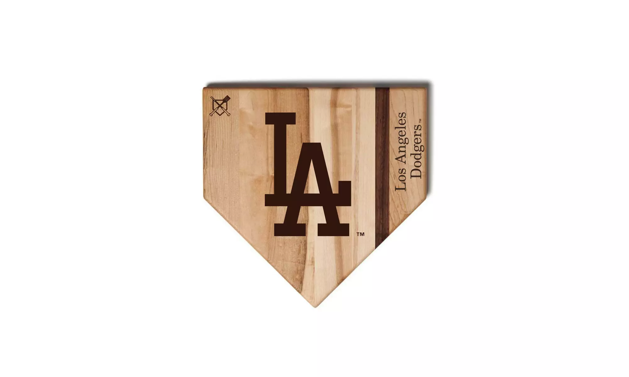 MLB 12-Inch or 17-inch Wooden Home Plate Cutting Board