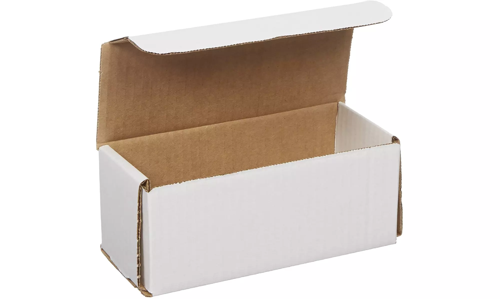 25 6x3x3 White Cardboard Paper Boxes Mailing Packing Shipping Box Carton - Primary Image