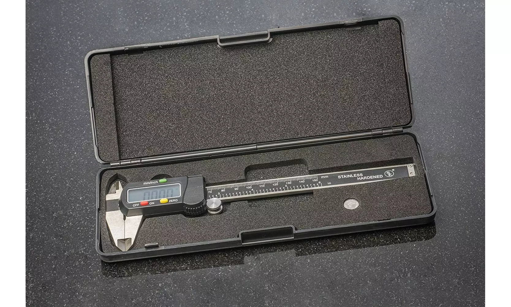 6" LCD Digital Caliper with Extra Battery and Case - Second Medium