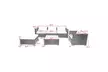 Costway 6PC Patio Garden Rattan Furniture Set Sofa Table W/2 Set Cushion Cover - Second Medium