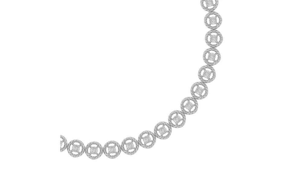 Sterling Silver & Genuine Diamond Bracelet Collection