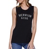 Image 1: 365 Printing Mermaid Gang Womens Black Funny Saying Muscle Top Cute Summer Gift
