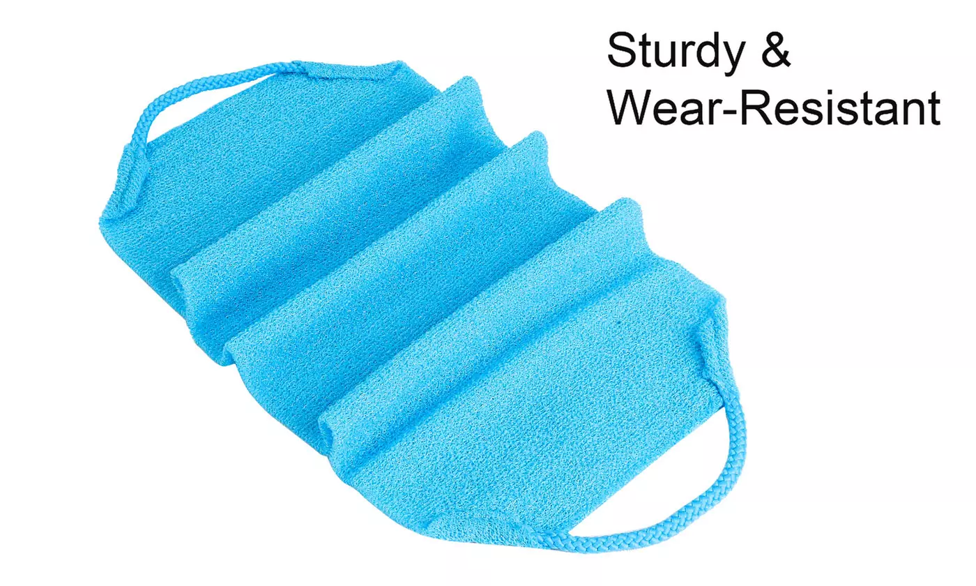 Back Scrubber Towel Strip Shower Bath Spa Skin Body Wash Cloth Soft