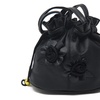 Image 4: Mini Bucket Strain Leather Hand Purse 
