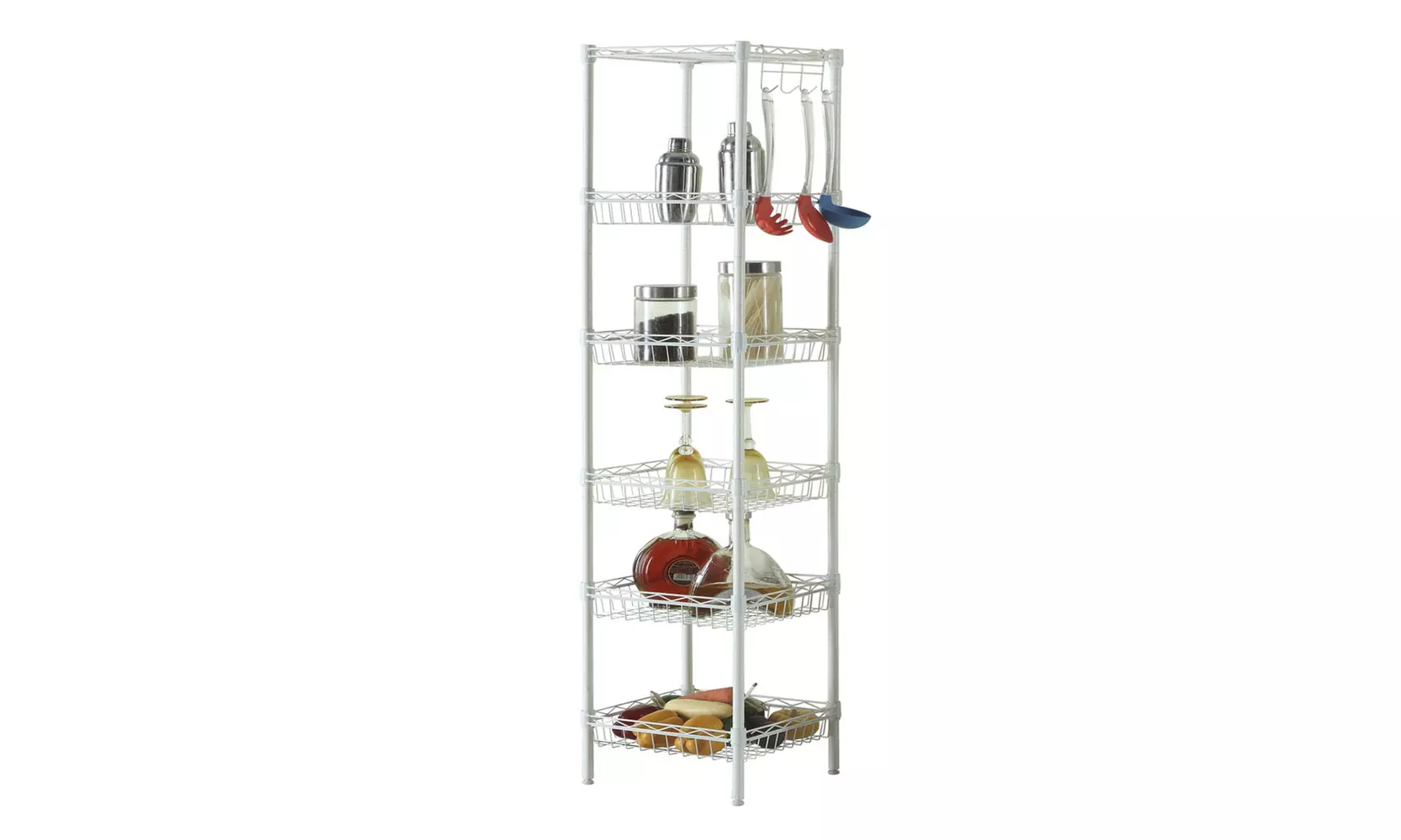 6 Layers Storage Rack Concise Carbon Steel & PP Storage Rack - Primary Image