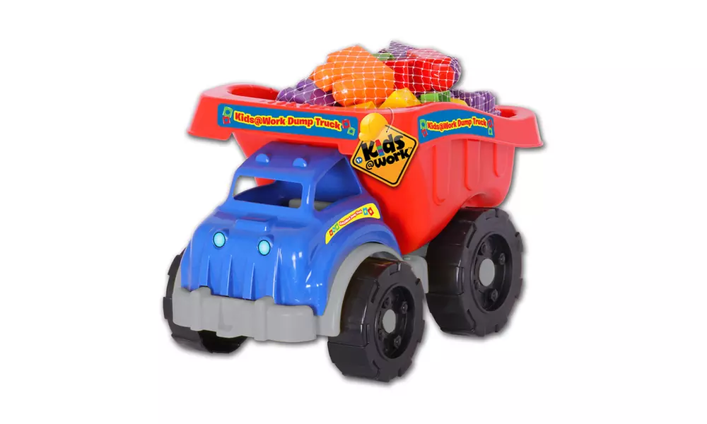 Amloid - Kids at Work 25 Piece Dump Truck of Blocks - Primary Image