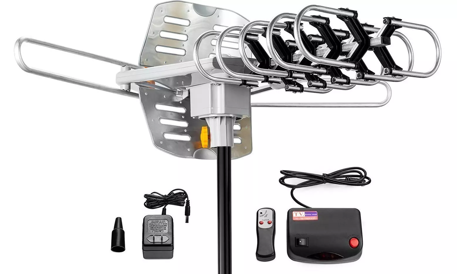 ViewTV Outdoor Amplified 150-Mile Range Digital TV Antenna with Wireless Remote - Primary Image