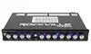 Rockville R7EQ 1/2 Din 7 Band Car Audio Equalizer EQ w/ Front, Rear  Sub Output