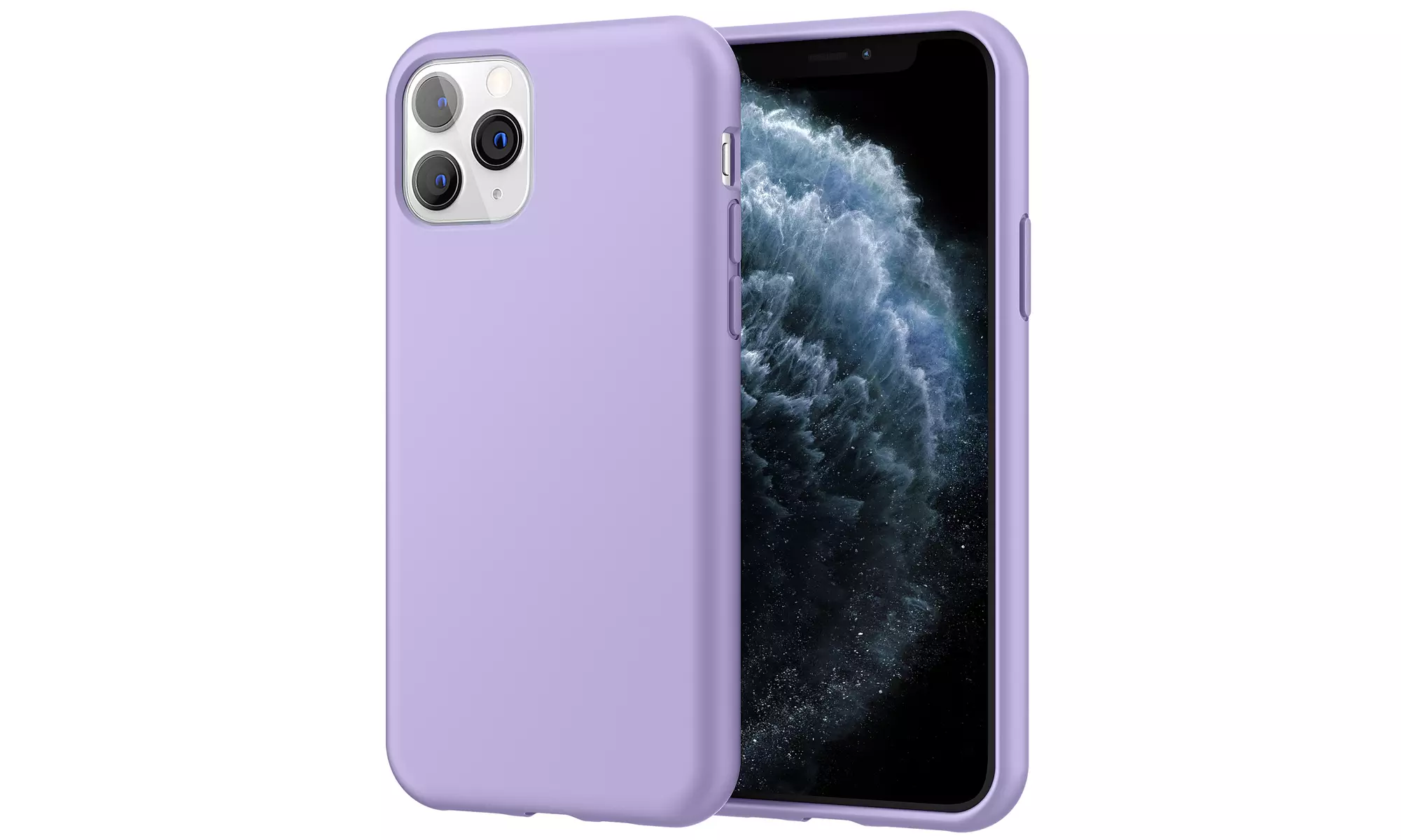 Silicone Case for iPhone 11 Pro, Silky-Soft Touch Case with Microfiber Lining