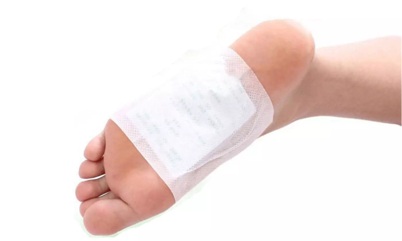 100psc  Detoxify Toxins Foot Detox Pad w/Adhesive Stress Relief - Primary Image