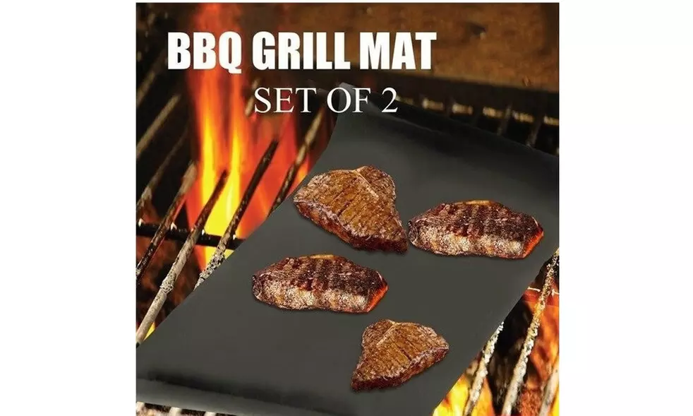BBQ Grill MATS (Set Of 2 Or 4 Grill Mats) - Primary Image