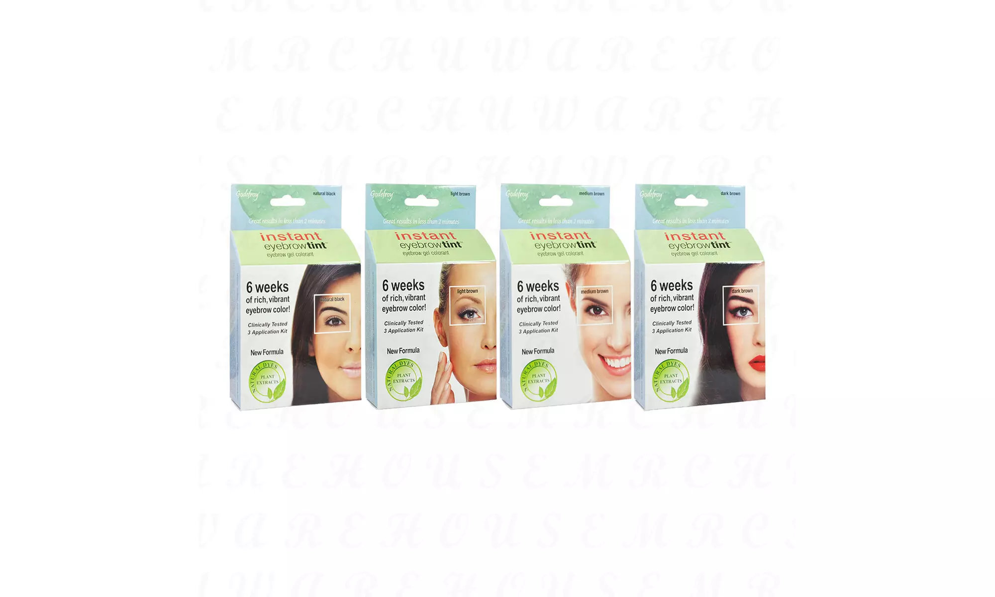 Godefroy Instant Eyebrow Tint Botanical Single Application Kit - Primary Image