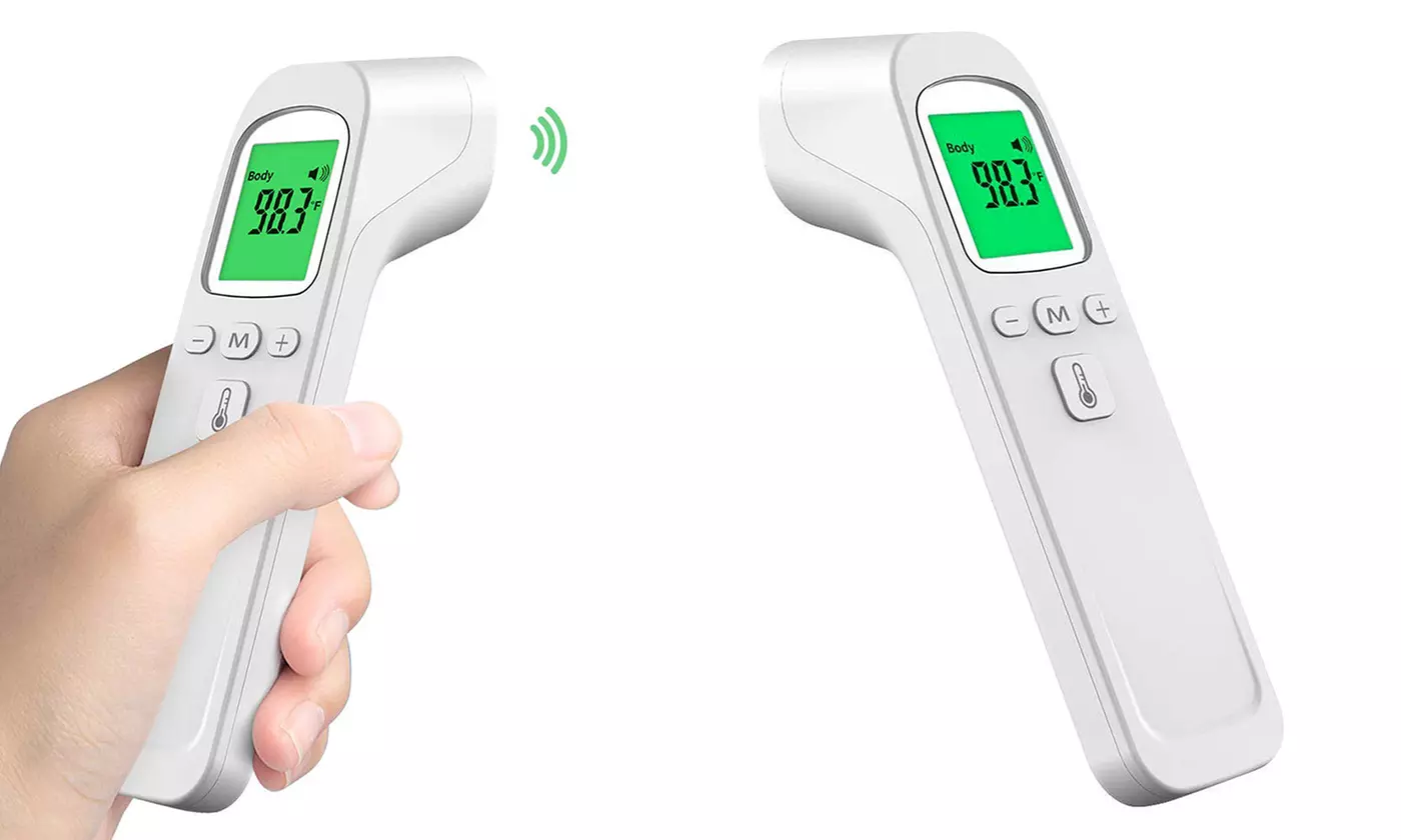 Baby & Adult Fever Alarm Digital Non-contact Forehead Infrared Thermometer - Primary Image