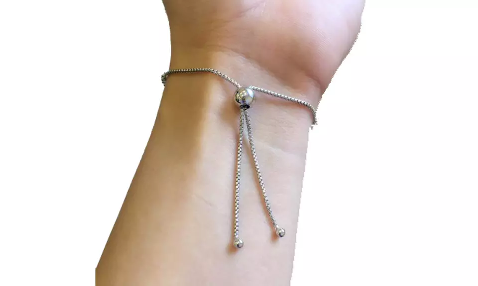 925 Sterling Silver Adjustable  Bracelet For Womens - Second Medium