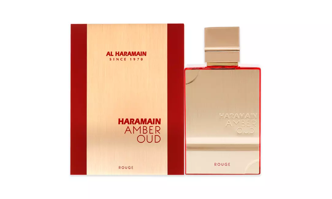 Al Haramain Amber Oud Rouge For Men 2 oz EDP Spray - Primary Image
