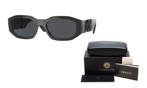 Versace Medusa Biggie Unisex Geometric Sunglasses