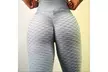 Yoga Pants Tights Women High Waisted Ruched Butt Lift Textured Scrunch Leggings - Image 4