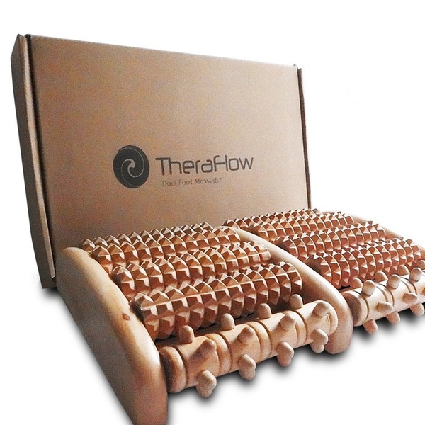 Up To 58 Off On Theraflow Dual Foot Massager Groupon Goods