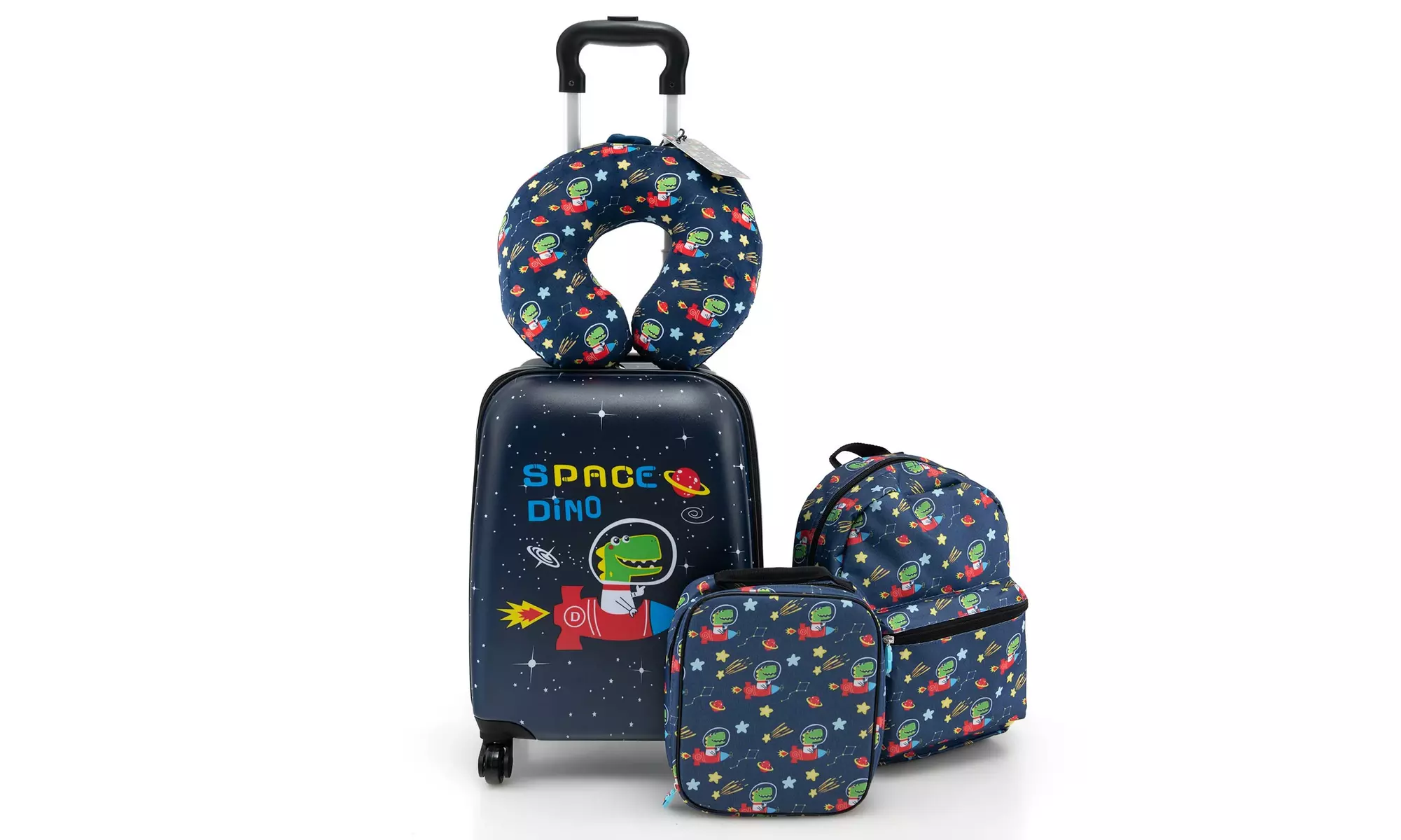 Costway Five-Piece Costway Kids Luggage Set 