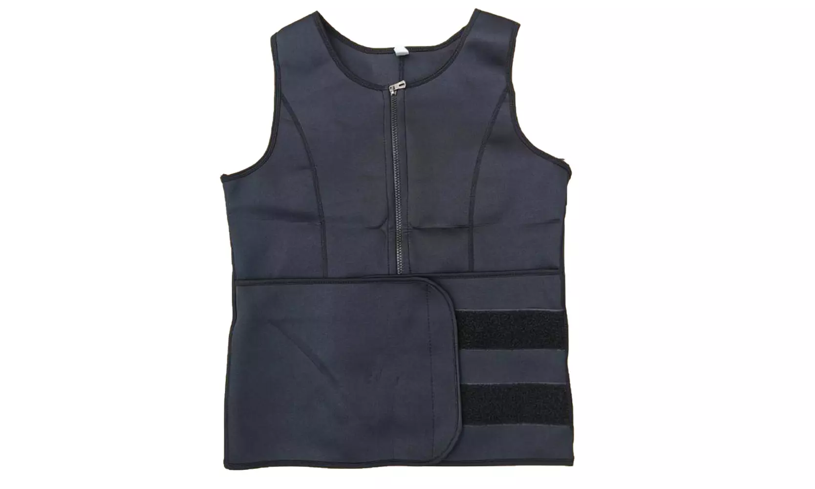 US Men's Sauna Thermo Sweat Waist Trainer Top Vest Suit Body Shaper Belt Corset
