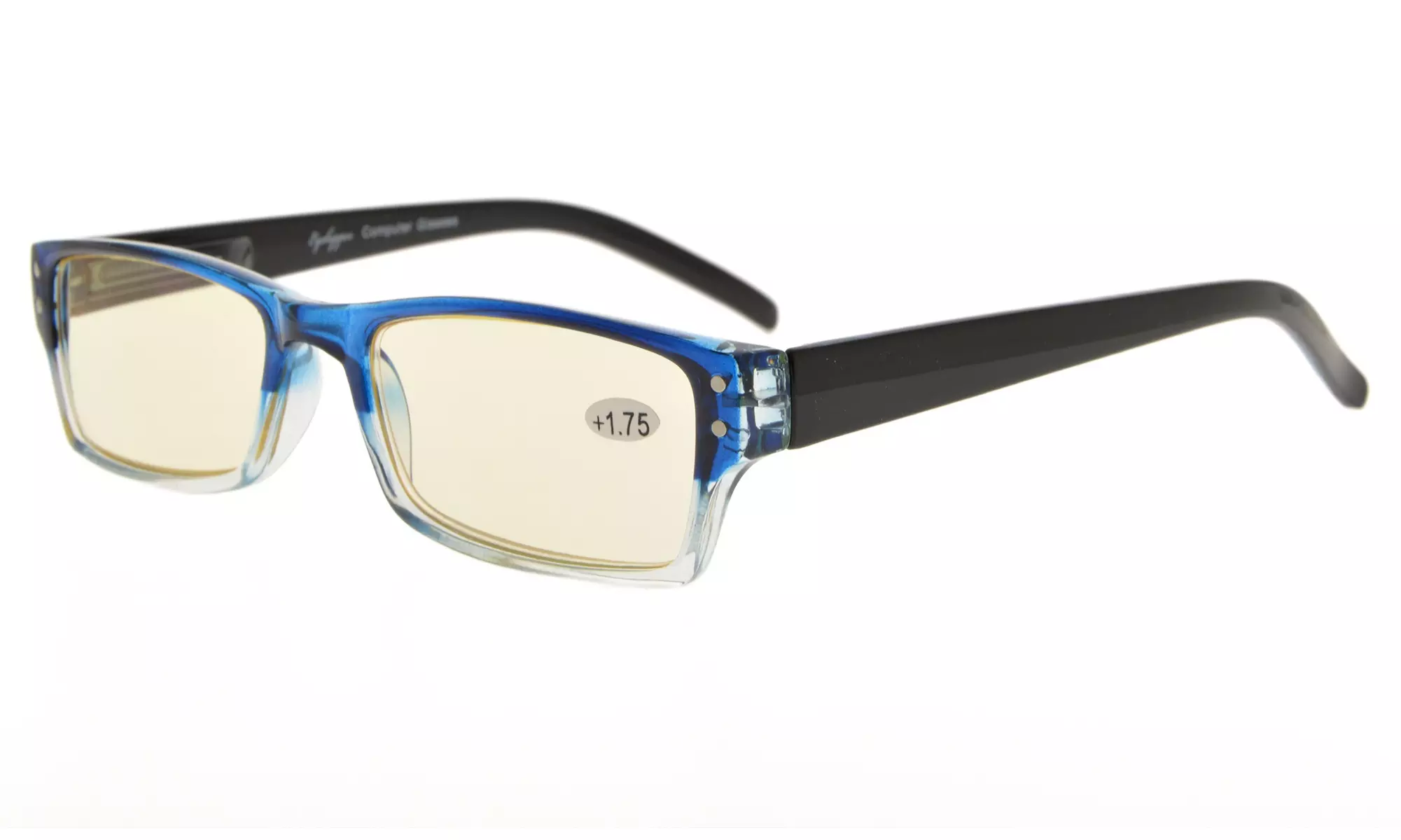 Eyekepper Spring Hinge Two-Tone Color Computer Glasses Readers Reading Glasses - Primary Image