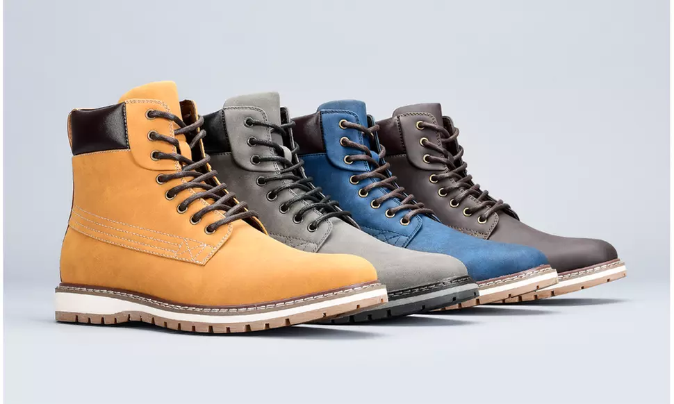 Men's Casual Lace-up Boots - Primary Image