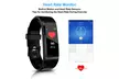 Bluetooth Fitness Tracker Smart Bracelet Wristband Blood Pressure Heart Rate - Second Medium