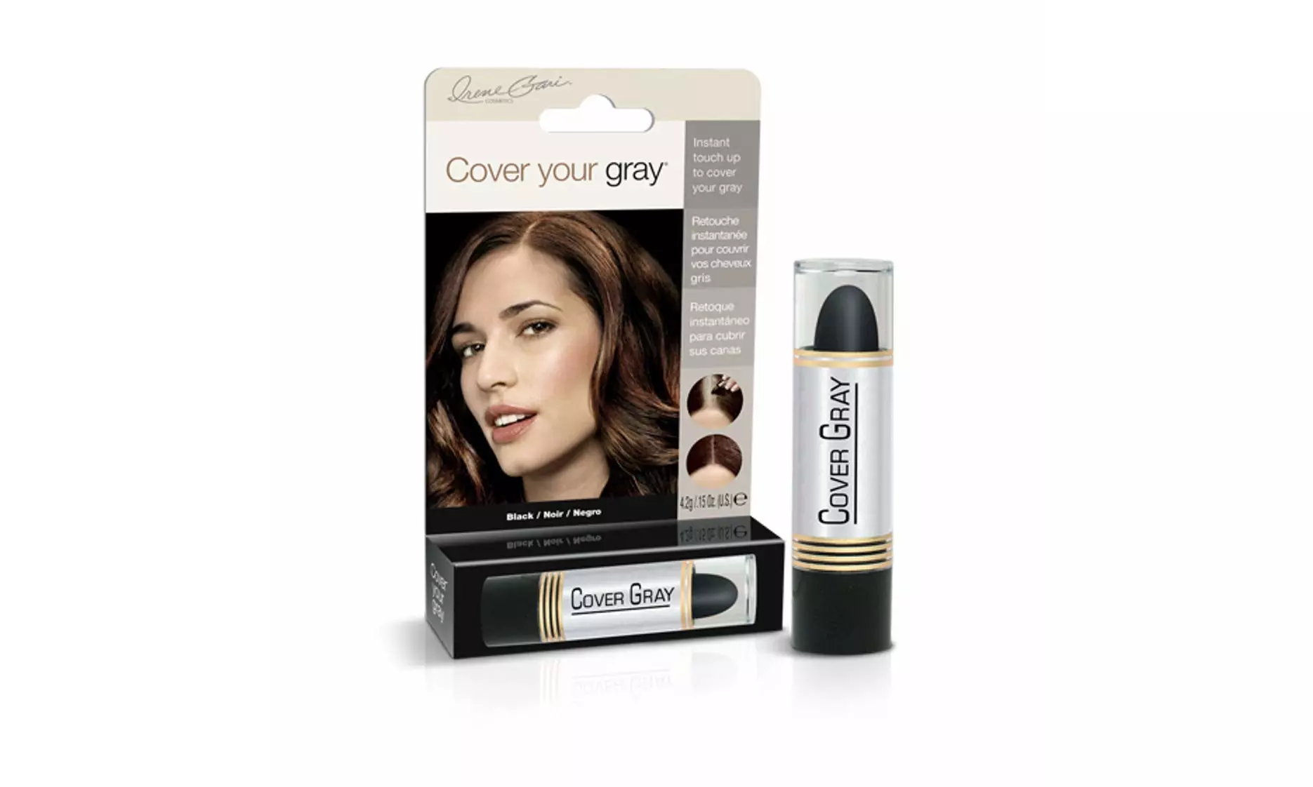Cover Your Gray Hair Color Touch-Up Stick - Black (2-Pack) - Primary Image