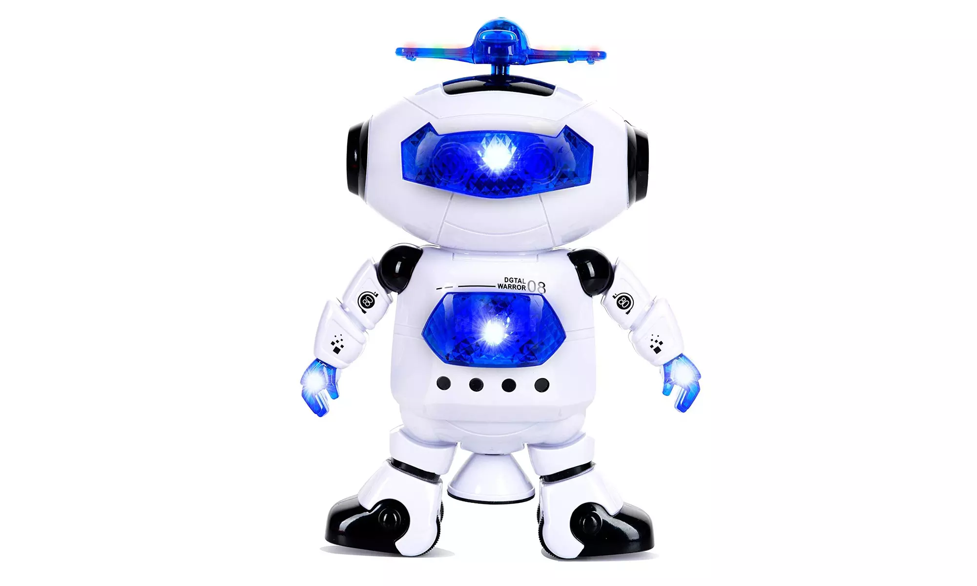 Electronic Walking Dancing Robot Toys for Kids - Little Robot with Music & LED - Primary Image