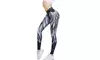 New Women Angel Wing Feather Printed Gym Workout Fitness Yoga Pants