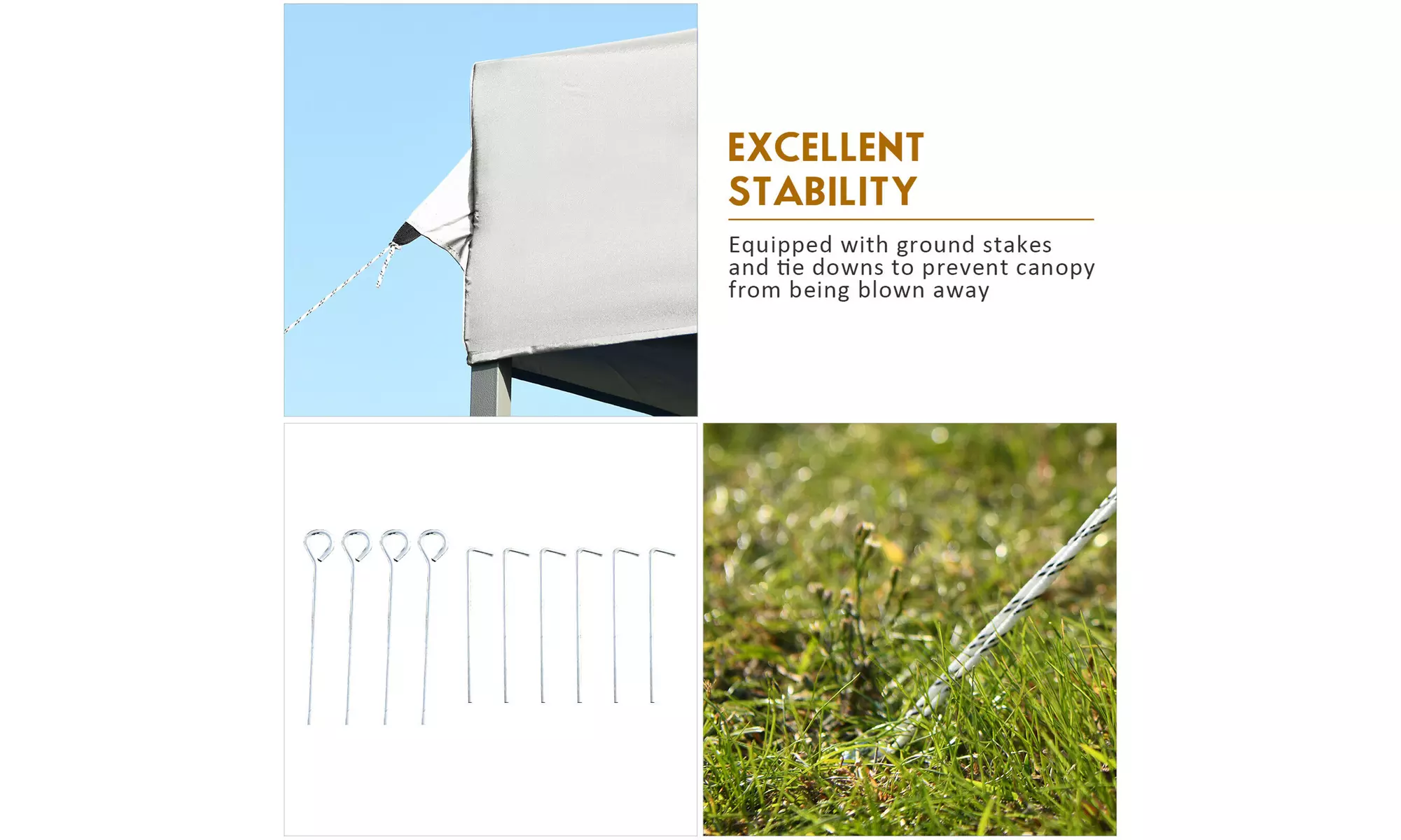 Costway 10'x20' Pop up Canopy Tent Folding Heavy Shelter Adjustable W/Bag White