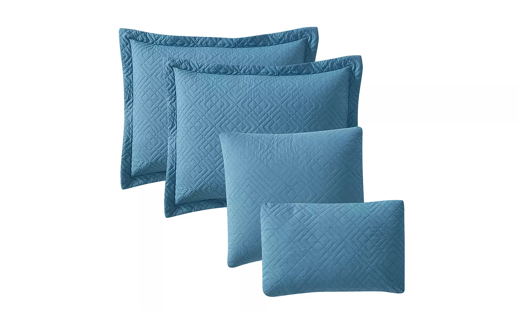 Clara Clark Bedspread Quilt Set - Embossed Pinsonic Lightweight Coverlet Set