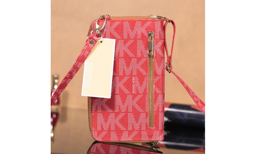 Image 18: Michael Kors Leather Crossbody