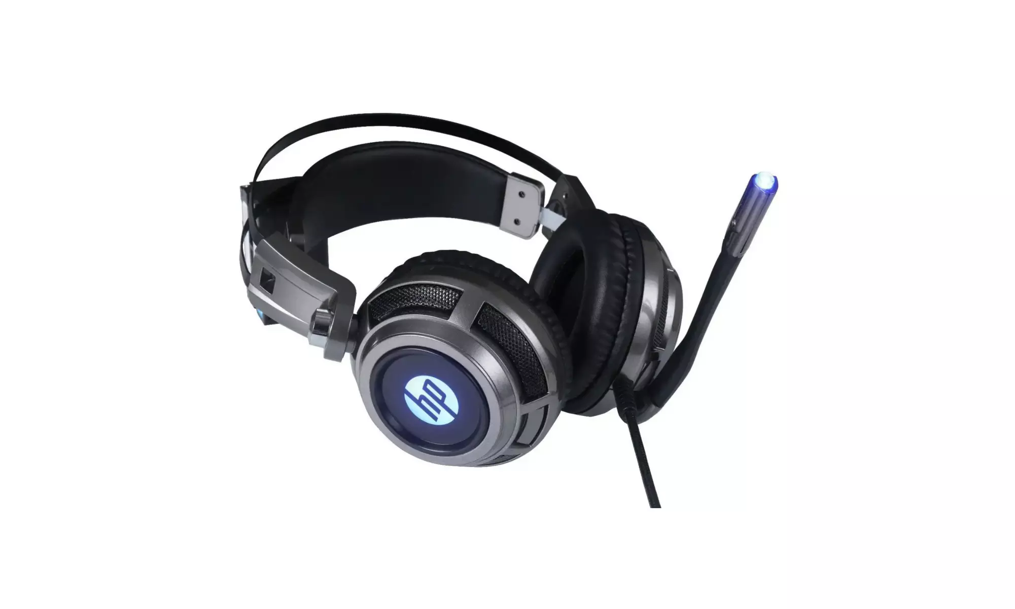 HP H200 Wired Gaming Headset with Mic and LED Light (Black) - Second Medium