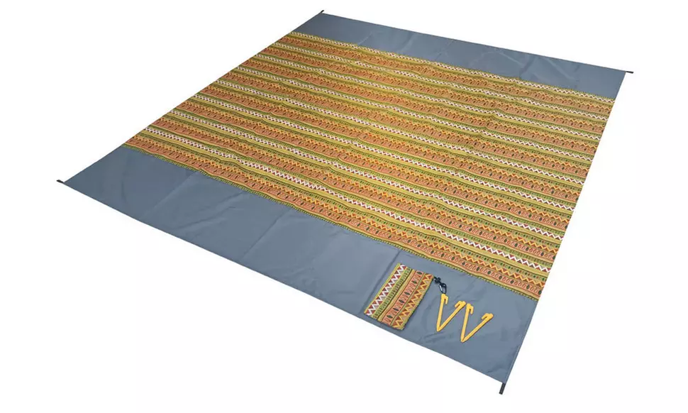 Extra Large Sandproof Beach Mat Blanket for Picnic Camping Hiking 83"x78" 