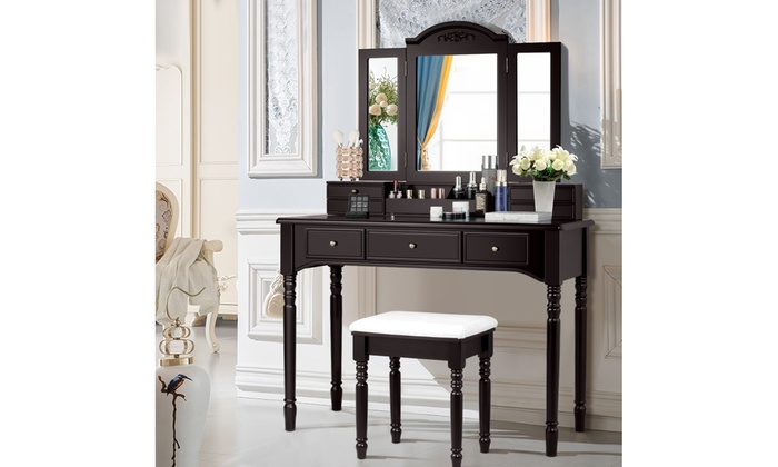 3 mirror dressing table