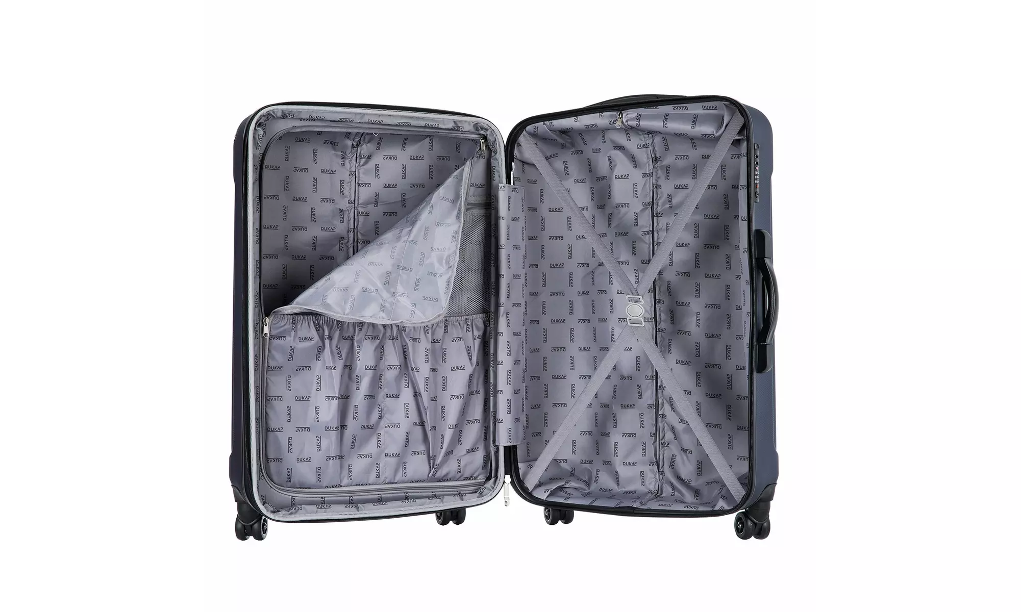 Three-Piece DUKAP Intely Smart Hardside Luggage Set 20"/28"/32"