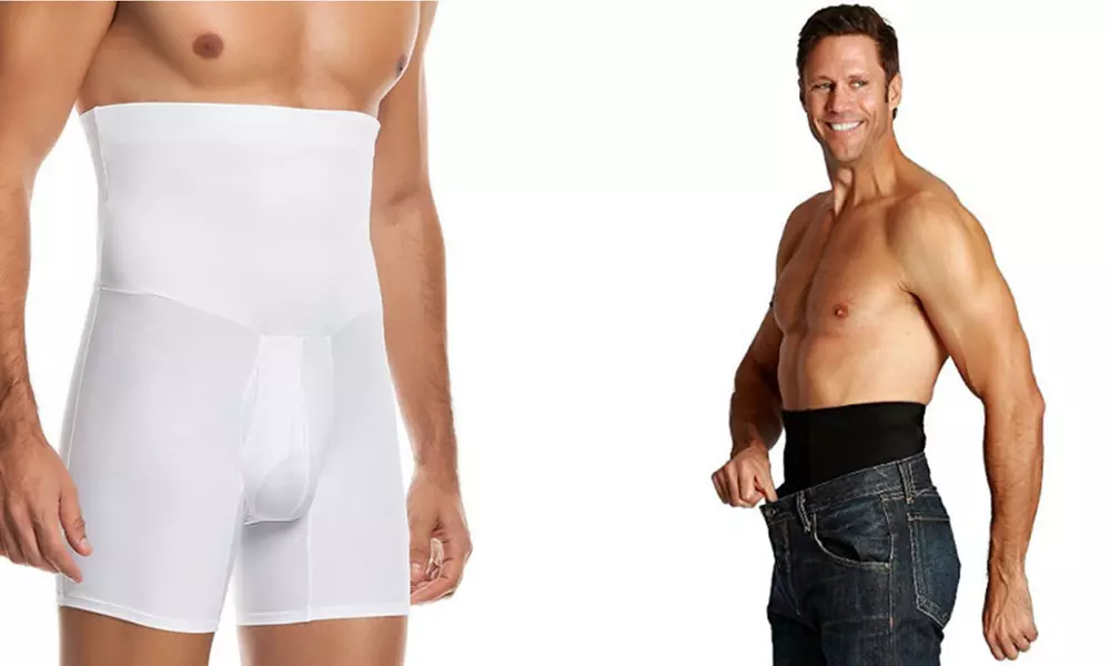 Men's High Waist Control Compression Undershorts - Primary Image