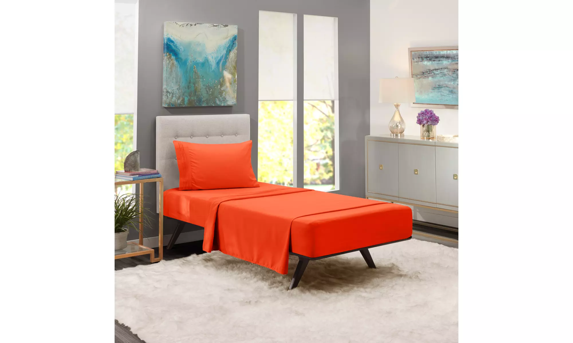 Nestl Premium Deep Pocket Extra Soft 1800 Microfiber Bed Sheet Set